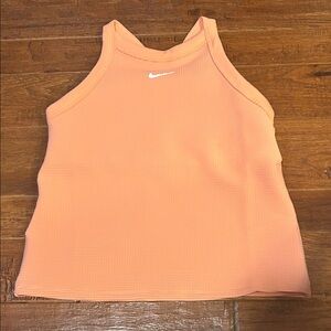 Nike Girls's Peach High-Neck Athletic Tank